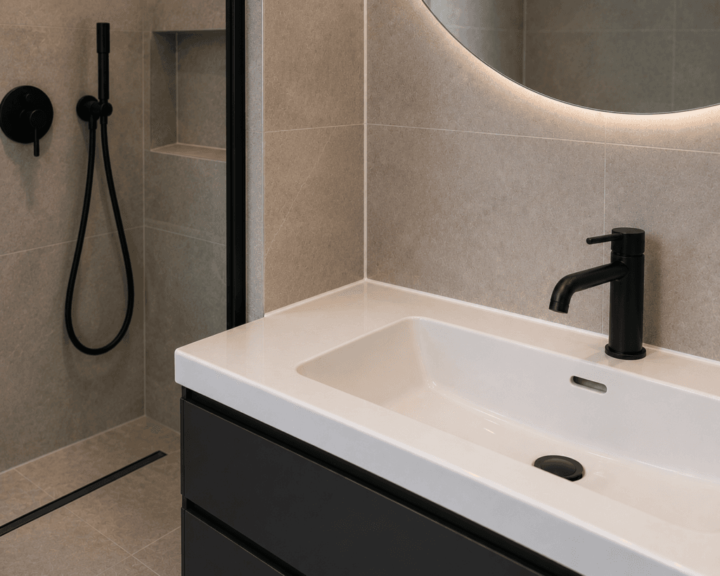 kitwerk badkamer